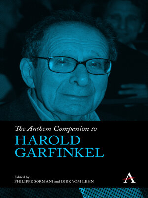 cover image of The Anthem Companion to Harold Garfinkel